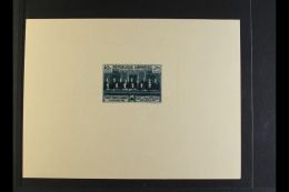 LEBANON 1936 FRANCO-LEBANESE TREATY Complete Set Of IMPERF PROOFS For The Unissued 1936 Franco-Lebanese Treaty... - Other & Unclassified