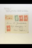 GUADELOUPE 1910 - 1986 Cover Collection Written Up On Pages Including Internal And Foreign Mail, Very Fine Group... - Other & Unclassified