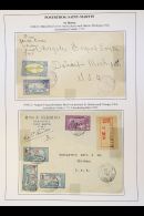 GUADELOUPE 1919-1938 INTER-WAR YEARS POSTAL HISTORY Collection. An Attractive & Interesting Collection That... - Other & Unclassified