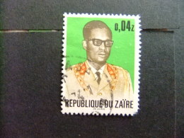 ZAIRE 1973 GENERAL MOBUTU Yvert Nº 826 º FU COB Nº 829 º FU - Gebraucht