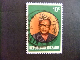 ZAIRE 1979 PRESIDENT MOBUTU Yvert Nº 938 º FU COB Nº 954 º FU - Used Stamps