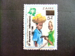 ZAIRE 1980 20º ANNIVERSAIRE De L'INDEPENDANCE Yvert Nº 1028 º FU COB Nº 1085 º FU - Used Stamps