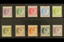 1902-04 Ed VII Set Complete, Wmk Crown CA, SG 50/59, Very Fine And Fresh Mint. (10 Stamps) For More Images, Please... - Other & Unclassified