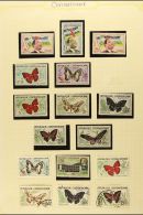 1959-73 Fine Mint, Never Hinged Mint, Or Used Collection On Album Pages, Includes Many Lovely Wildlife Topicals,... - Centraal-Afrikaanse Republiek
