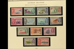 1937-52 MINT KGVI COLLECTION On Printed Pages. A Complete "Basic" Collection, SG 112/147, Super Condition (38... - Kaaiman Eilanden