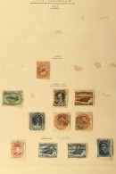 1861-1923 USED COLLECTION On Leaves, Inc 1861-62 6d (shaved), 1865-71 2c, 5c, 10c, 12c (x2) & 24c (low Vals... - Other & Unclassified