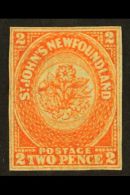 1860 2d Orange- Vermilion, SG 10, Mint With 4 Small Neat Margins. Scarce. For More Images, Please Visit... - Andere & Zonder Classificatie
