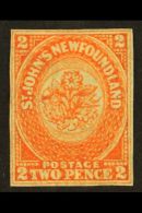 1860 2d Orange- Vermilion, SG 10, Mint With 4 Small Neat Margins. Scarce. For More Images, Please Visit... - Autres & Non Classés