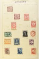 1857-1918 MINT & USED COLLECTION On Small Album Pages. Includes 1861-4 Mint Range To 1s, 1865-71 Set (less 5c)... - Other & Unclassified