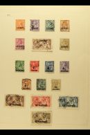 1921 Surcharges Complete Set Inc Both Shades Of 45pi On 2s6d, SG 41/50 & 48b, And "LEVANT" Overprints Complete... - British Levant