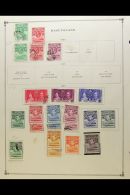 1933-1967 MINT AND USED COLLECTION On Printed Pages Etc. Note KGVI Definitive Range To 5s Mint, Plus 1948 Wedding... - Other & Unclassified