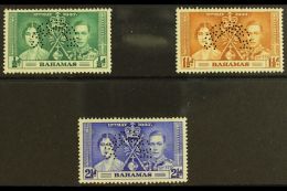 1937 Coronation Set Complete, Perforated "Specimen", SG 146s/8s, Very Fine Mint. (3 Stamps) For More Images,... - Andere & Zonder Classificatie