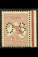 OFFICIAL 1923-24 2s Maroon Kangaroo, SG O77, Fine Mint Marginal Example, Very Fresh. For More Images, Please Visit... - Other & Unclassified