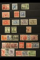 1926-26 USED COLLECTION A Good To Fine Used Group Which Includes 1930 Sturt Set, 1931 Kingsford-Smith Complete Set... - Andere & Zonder Classificatie