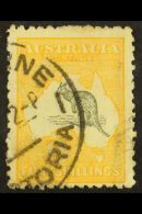 1915 5s Grey & Yellow, Second Watermark 'Roo, SG 30, Good To Fine Used With Clear, Part Strike Of C.d.s.... - Andere & Zonder Classificatie