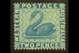 WESTERN AUSTRALIA 1861 2d Blue Perf 14, SG 39, Very Fine Mint. For More Images, Please Visit... - Other & Unclassified