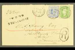 NEW SOUTH WALES 1904 (12 Sep) Registered Envelope To Tasmania Bearing 2d & 3d Tied By BEGA/NSW Cds's With BEGA... - Otros & Sin Clasificación