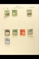 1922-1949 MINT & USED COLLECTION On Leaves, Inc 1922 Opt To 1d & 2d Used, 1924-33 To 3d Mint Inc... - Ascensione