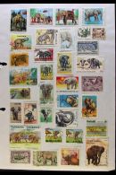 ELEPHANTS 1930's-2000's ALL DIFFERENT Worldwide Fine Mint & Used Collection Of Stamps And Mini-sheets... - Zonder Classificatie