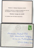 VP5514 - Faire Part Concernant Le Décès De Mr G.de COUET - PARIS & POILLY LEZ GIEN - Décès