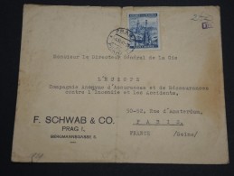 BOHÊME ET MORAVIE - Enveloppe Commerciale De Prague Pour La France En 1941 - A Voir - L 2514 - Briefe U. Dokumente