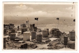 NORDERNEY - Nordseebad - Korbstrand Bei Hochflut - DRAPEAU - Oblit. 1938 - Norderney