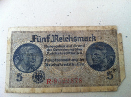 Germany WW2  5 Reichsmark   R 8522878 - 5 Reichsmark