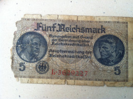 Germany WW2  5 Reichsmark   L 3629227 - 5 Reichsmark