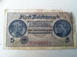 Germany WW2  5 Reichsmark   S 8008471 - 5 Reichsmark