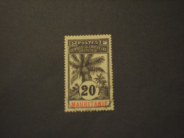 MAURITANIE - 1906 PIANTE 20 C. - TIMBRATO/USED - Oblitérés