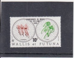 WALLIS AND FUTUNA 1989 WORLD CYCLING CHAMPIONSHIP FRANCE SPORT CYCLISME 1 STAMP  MNH - Nuevos