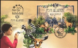 HUNGARY 2016 FAUNA 150 Years Of Budapest Zoo ANIMALS - Fine S/S FDC - FDC