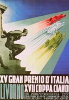 Postcard - Poster Reproduction - Automobile Grand Prix Coppa Ciano Livorno 1937 (N) - Advertising