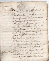 1772 - Acte Notarié - Cachet Généralité De Rouen - Taxe 2 Sols Par Feuille - Document 4 Feuilles - Algemene Zegels