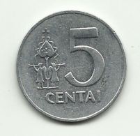 1991 - Lituania 5 Centai       ---- - Litauen