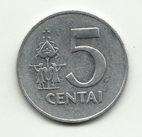 1991 - Lituania 5 Centai       ---- - Lithuania