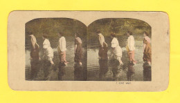 Old Photography - Stereoscopes, Womans In The River - Stereoscoopen