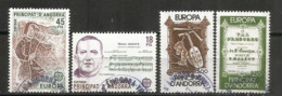 ANDORRA /ANDORRE.Europa 1985. 25 Ans CEPT EUROPA, 4 Timbres Oblitérés, 1 ère Qualité - Oblitérés