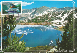 ANDORRE. Grand Lac, Cirque Et Le Pic Des Pessons 2864 M,    Une Carte-maximum - Cartes-Maximum (CM)