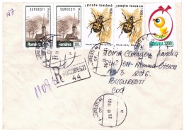 STORIA POSTALE - ROMANIA - ANNO 2001 - BUCARESTI - BUCAREST - RACCOMANDATA N° 44 - PER TOMA CARMEN - - Postmark Collection