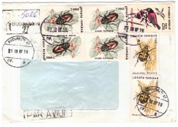 STORIA POSTALE - ROMANIA - POSTA ROMANA - ANNO 1997 - BUCAREST - PAR AVION - RACCOMANDATA N° 5026 - - Marcophilie