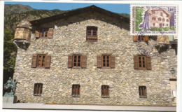 ANDORRE. La Casa De La Vall (Le Parlement Andorran), Andorra La Vella,  Carte-maximum - Maximumkarten (MC)