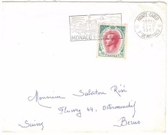 STORIA POSTALE - MONACO - ANNO 1961 - MONTE CARLO - PER SALVATORE RISI - BERNA  - - Briefe U. Dokumente