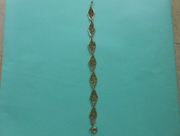 Bracelet  Plaqué   Maille Fantaisie- 16,5 Cms - - Armbanden