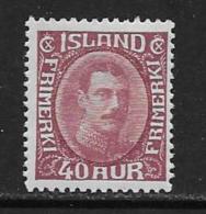 Islande  YT 150 Neuf*. - Unused Stamps