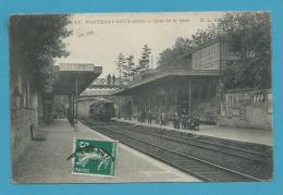 CPA Chemin De Fer Arrivée Du Train En Gare De FONTENAY SOUS BOIS 94 - Fontenay Sous Bois