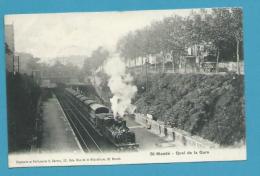 CPA - Chemin De Fer Arrivée D'un Train En Gare SAINT MANDE 94 - Saint Mande