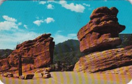 Colorado Colorado Springs Balanced & Steamboat Rocks Garden Of The Gods 1962 - Colorado Springs