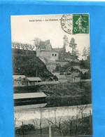 AMBRIERES-le Chateau Et Le Lavoir-beau Plan-a Voyagé  1913-édition Helouin - Ambrieres Les Vallees