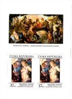 Year 2014 - P.P. Rubens - S/S With 2 Same Stamps, MNH - Ungebraucht